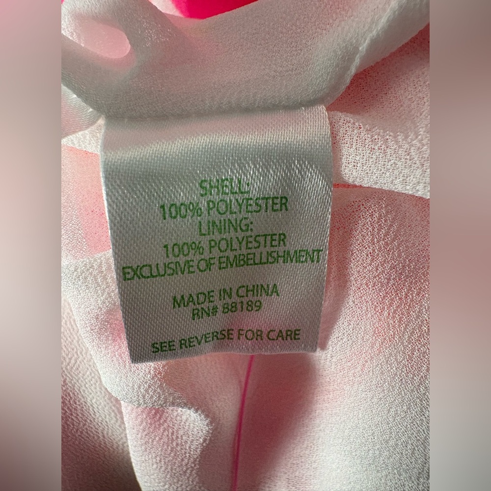NWT Lilly Pulitzer Women’s Pink Beachy Alli Dress Size XS sku#117 - Picture 6 of 12